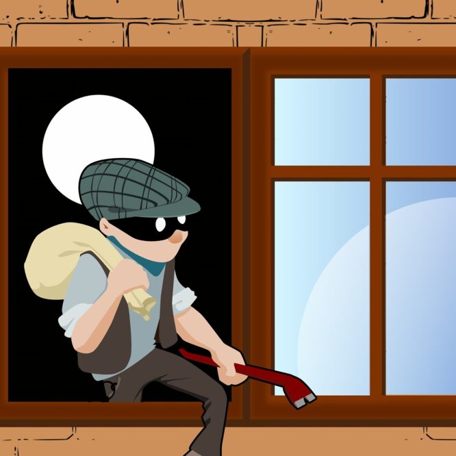 Short story about House robbery with moral lesson